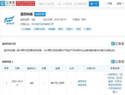 藍(lán)芯科技完成A輪融資，深化計算機(jī)視覺算法與軟硬件整合布局